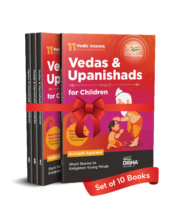 Gift Pack of Vedas and Upanishads for Children – Engaging Stories to enlighten students | Set of 10 Books